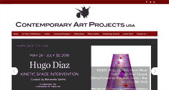 Desktop Screenshot of contemporaryartprojectsusa.com